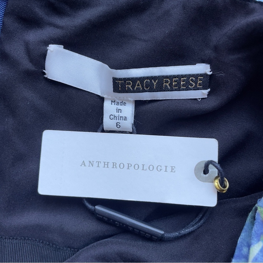 Anthropology x Tracy Reese Scenic View Linen Silk NWT Size 6 - Picture 5 of 16